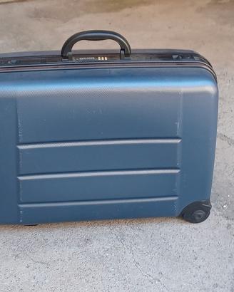 Valigia Spalding blu rigida