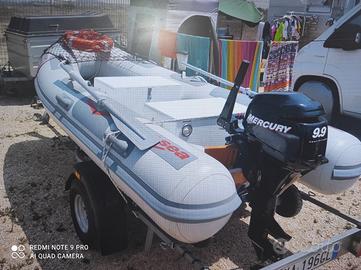 Gommone Marsea 3,50 m in neoprene con motore 10cv