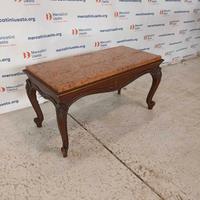 Tavolino con marmo in stile metà 900
