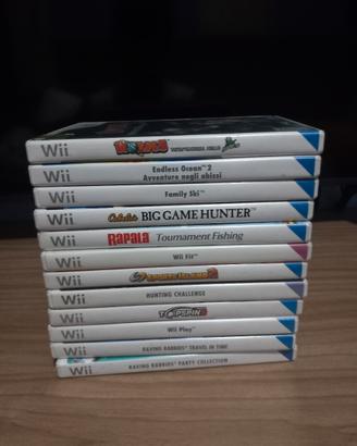 Lotto giochi wii 12 giochi tutti con libretto 