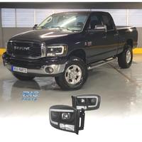 FARI PER DODGE RAM 06-08 LUCE DIURNA A LED NERO