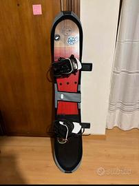 Snowboard firefly 152 di attacchi e sacca