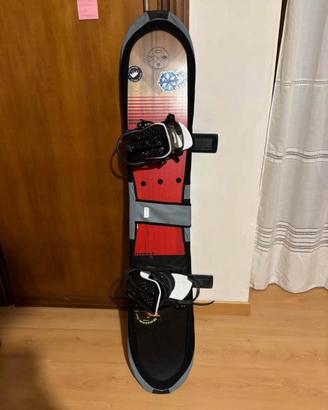 Snowboard firefly 152 di attacchi e sacca