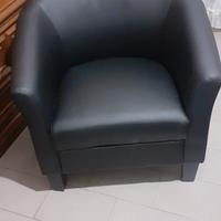 poltroncina in ecopelle 