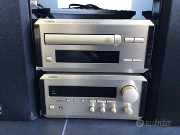 Stereo YAMAHA RX E100 più CDX 100 tutto come NUOVO
