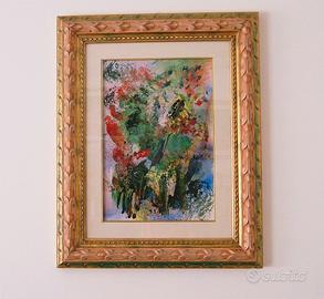 Olio su tela pittore ERNESTO TRECCANI
