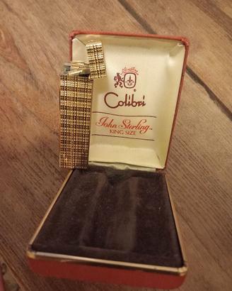Accendino vintage John Sterling Colibrì king size