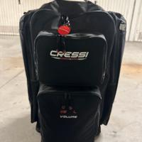 Cressi Moby Trolley Bag - Robusta e Spaziosa 115L