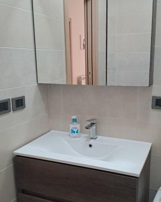 MOBILE BAGNO NOCE COMPLETO