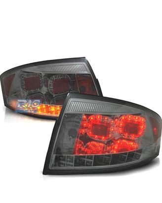 FANALI AUDI TT 98-05 LED FONDO CROMATO FUMÉ