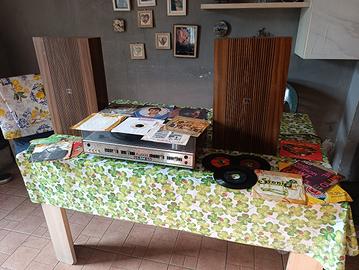 Giradischi EUROPHON 220 + 20 VINILI+ CASSE 