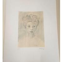 Carlo Capilupi - Ritratto Giovinetto - Litografia