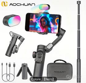 Set Stabilizzatore Gimbal Bluetooth smartphone