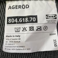 Coprivano Ikea Ageröd grigio scuro