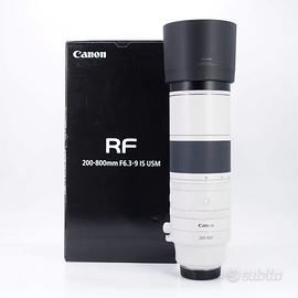 Canon RF 200-800 f/6.3-9 IS USM Usato (G305)