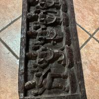 Testiera in legno ebano Gabon