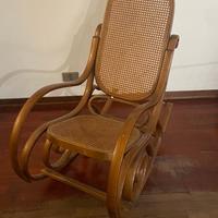 Dondolo in legno anni 80