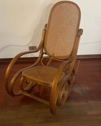 Dondolo in legno anni 80