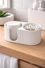 Porta dischetti struccanti e cotton-fioc