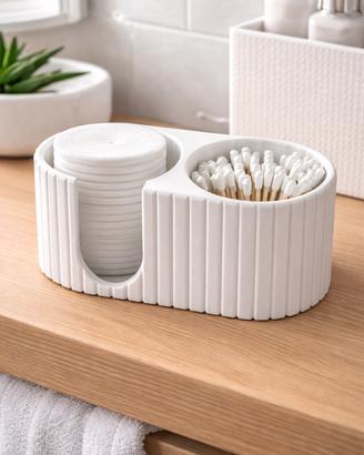 Porta dischetti struccanti e cotton-fioc