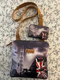Borsa Greenwich Polo Club con portafoglio