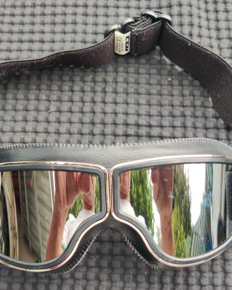 occhiali vintage da sole per moto d'epoca 