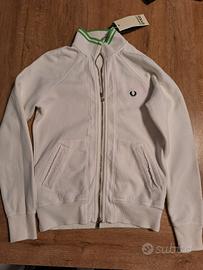 Felpa Fred Perry Bianca Nuova con cartellino - S