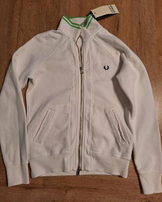 Felpa Fred Perry Bianca Nuova con cartellino - S