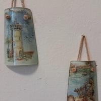 coppia tegole in vetro