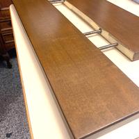 Coppia mensole noce scuro