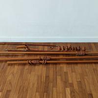 aste in legno per tende