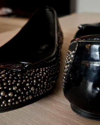 Ballerine Nere con  Strass - Primadonna 