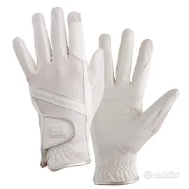 Guanti Equitazione Tattini Bianchi taglia S