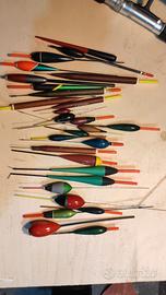 Canne pesca, mulinelli e vario materiale