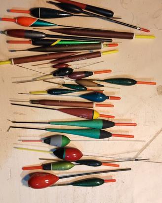 Canne pesca, mulinelli e vario materiale