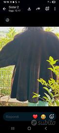 giacca pelliccia ecologica marrone taglia 42