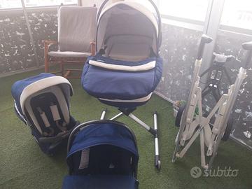 Trio Inglesina completo con supporto a X