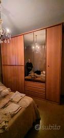 Armadio con specchio + vanity mobile + comodini