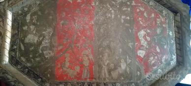 vassoio orientale battuto a mano