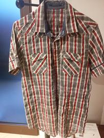 camicia da uomo manica corta 