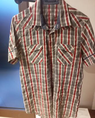 camicia da uomo manica corta 