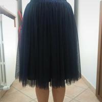 Gonna tulle blu