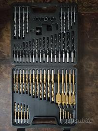 kit di punte da trapano per metallo e legno
