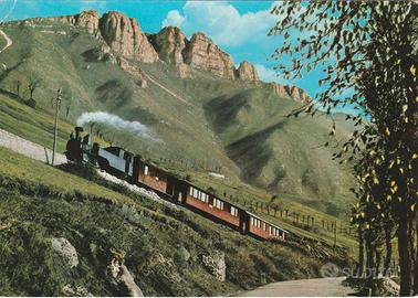 cartolina trasporti ferrovia Asiago-Rocchette