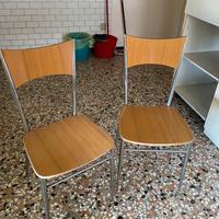 Sedie legno e metallo