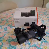 Fotocamera Sony A6100 con 16-50mm e 55-210mm usata