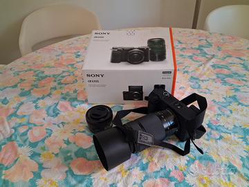 Fotocamera Sony A6100 con 16-50mm e 55-210mm usata