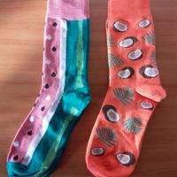 Calzini colorati a fantasia frutta 