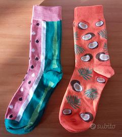 Calzini colorati a fantasia frutta 