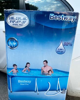 Piscina Bestway 3mt steel pro